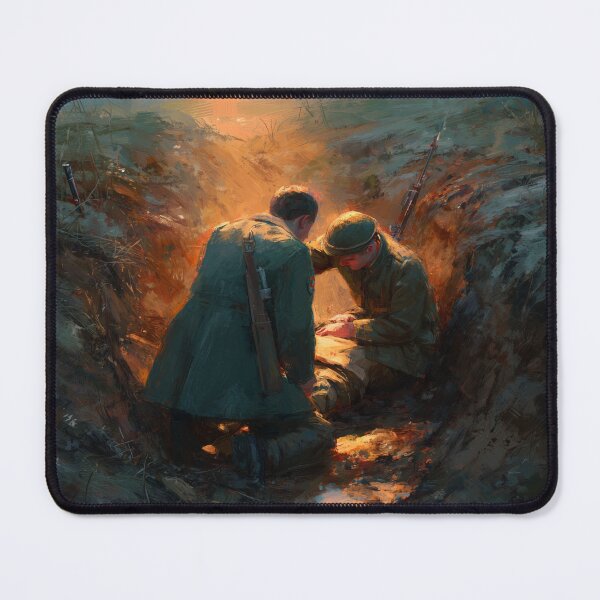 Item preview, Medic in the Trenches at Dusk designed and sold by Rtymer.