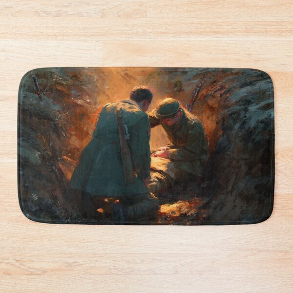 Item preview, Medic in the Trenches at Dusk designed and sold by Rtymer.