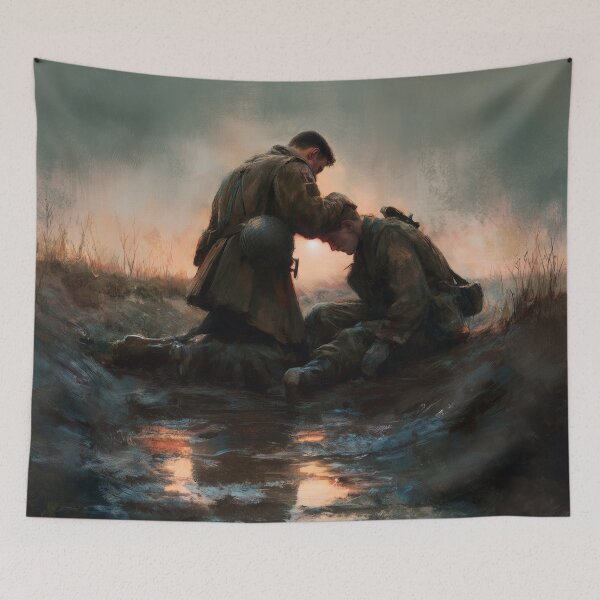 Item preview, Medic in the Trenches at Dusk designed and sold by Rtymer.