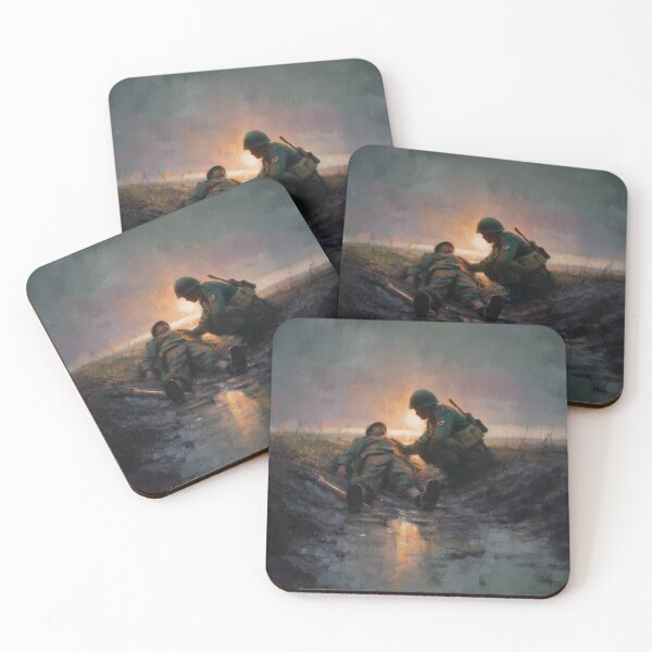 Item preview, Medic in the Trenches at Dusk designed and sold by Rtymer.