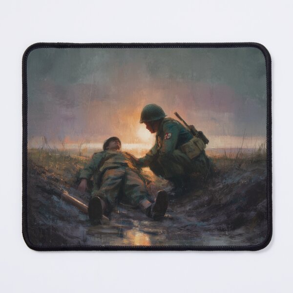 Item preview, Medic in the Trenches at Dusk designed and sold by Rtymer.