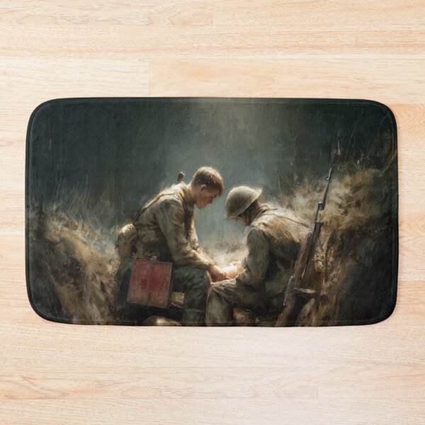 Item preview, Medic in the Trenches at Dusk designed and sold by Rtymer.