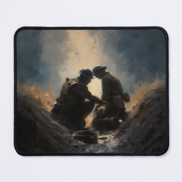 Item preview, Medic in the Trenches at Dusk designed and sold by Rtymer.