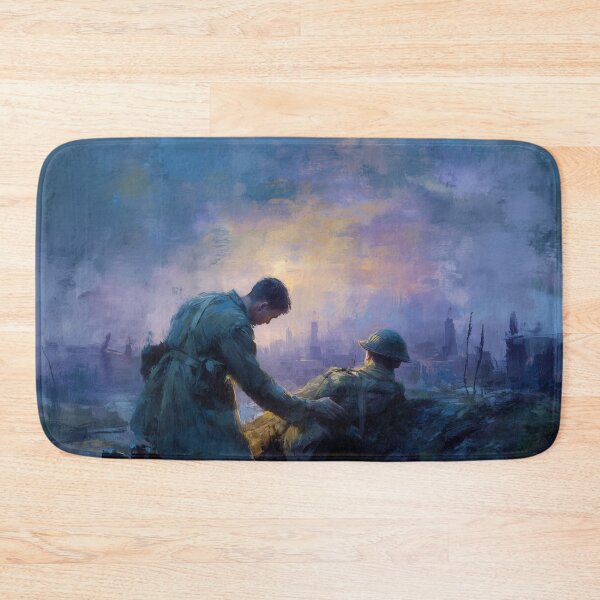 Item preview, Medic in the Trenches at Dusk designed and sold by Rtymer.