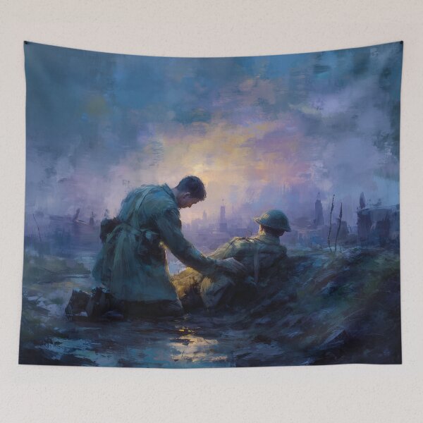 Item preview, Medic in the Trenches at Dusk designed and sold by Rtymer.