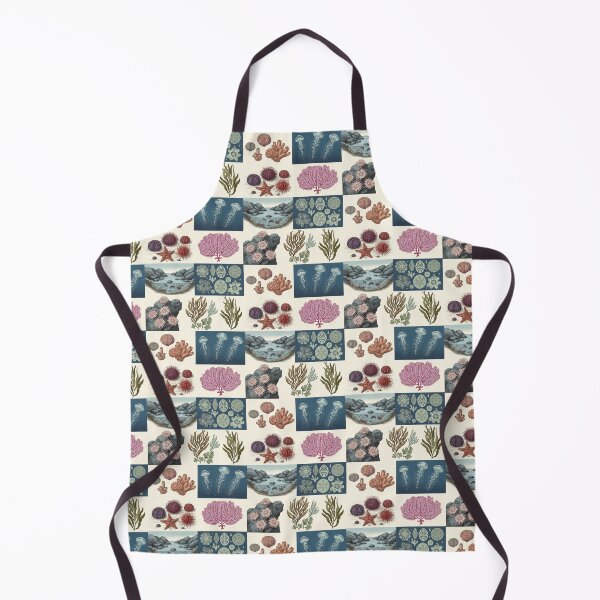 Item preview, Vintage Marine Botanical Grid designed and sold by HeyHas.