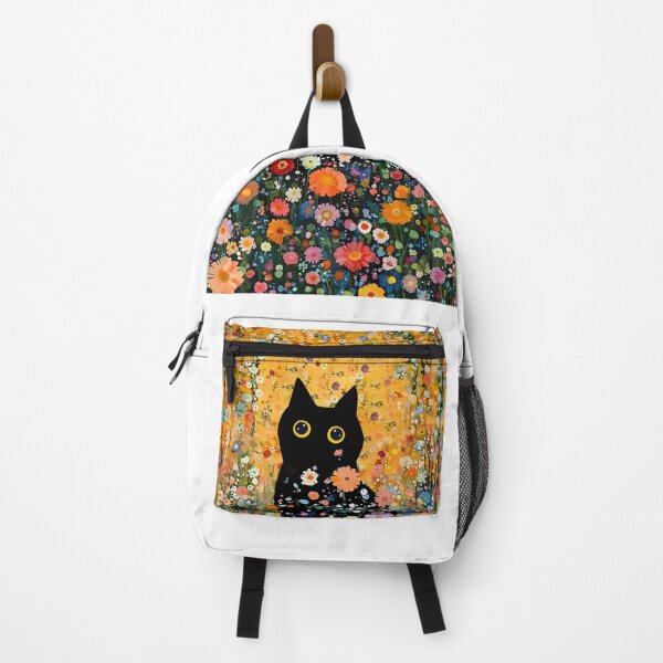 Item preview, Cute Cat in Spring Flower Garden  designed and sold by PurrfectHome.