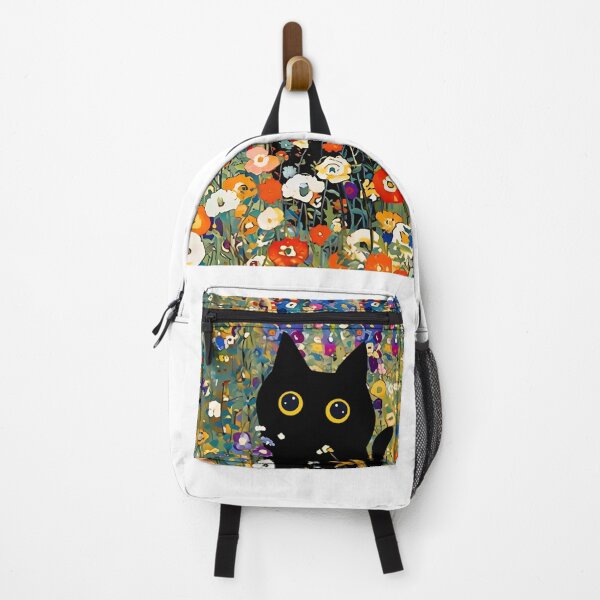 Item preview, Cute Cat in Spring Flower Garden  designed and sold by PurrfectHome.