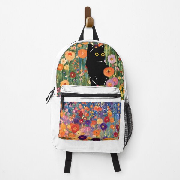 Item preview, Klimt Style Flower Garden Cat- Cat in Spring Flower Garden  designed and sold by PurrfectHome.