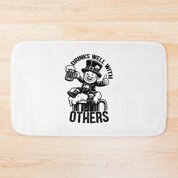 Item preview, Drinks Well With Others - Funny St Patricks Day Drinking Humor Gift designed and sold by FuzionRaptor.