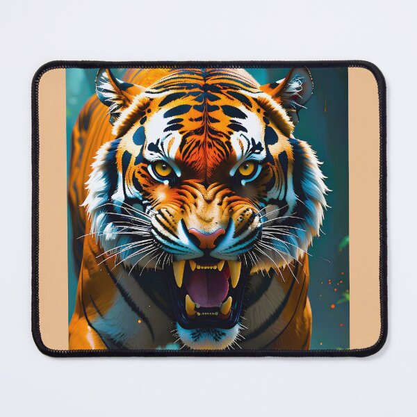 Item preview, Angry Tiger portrait designed and sold by Creative Visualize.