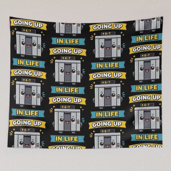 Item preview, Going Up In Life Funny Elevator Motivation Cute Design designed and sold by TeeTimeTreasure.