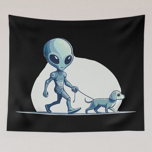 Item preview, The Galactic Dog Walker -Extraterrestrial Walkies designed and sold by GBD888.