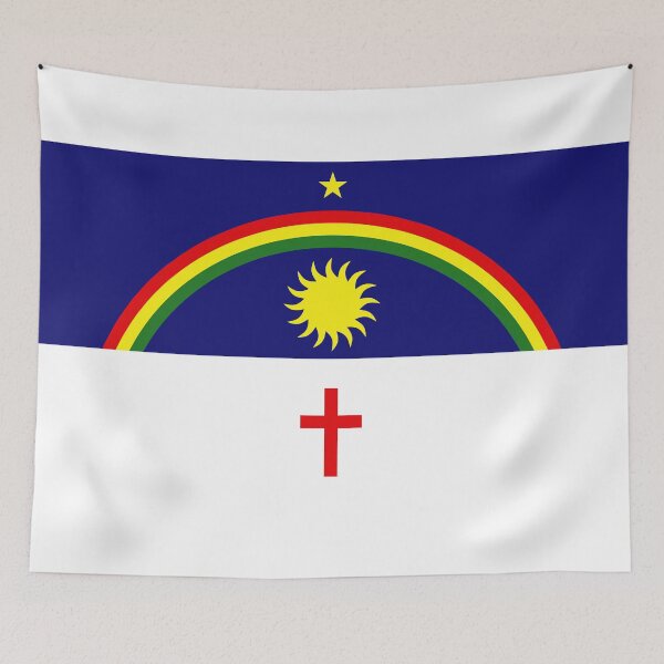 Item preview, State of Pernambuco Flag - Brazil Rainbow Pride & Olinda Carnival designed and sold by NTGUILTY.