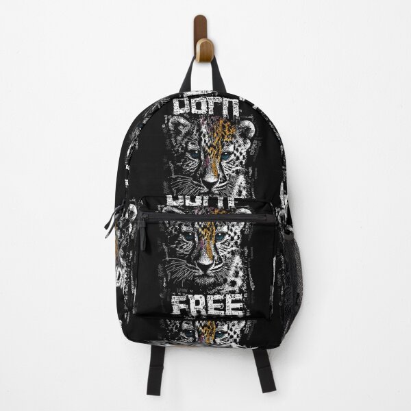 Item preview, Born Free Leopard Typography Art - Powerful Wildlife Portrait Made from Words designed and sold by OlfactoART Studio.