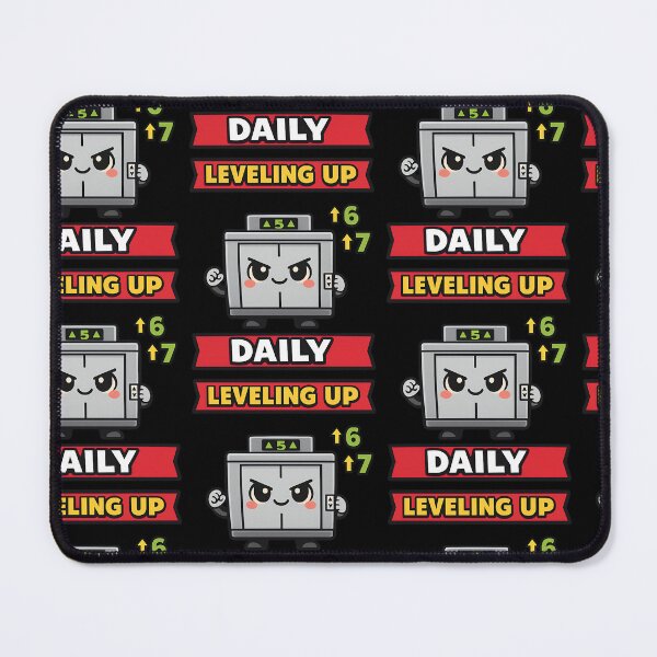 Item preview, Leveling Up Daily Funny Gaming Elevator Design designed and sold by TeeTimeTreasure.
