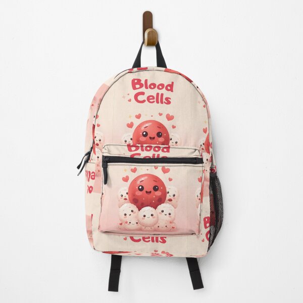 Item preview, Kawaii Blood Cells - Cute Red and White Blood Cells Illustration designed and sold by JohnWar.