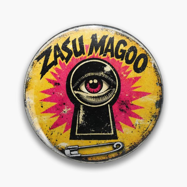 Item preview, Zasu Magoo — Keyhole Eye Punk Badge  designed and sold by The World of Zasu Magoo.