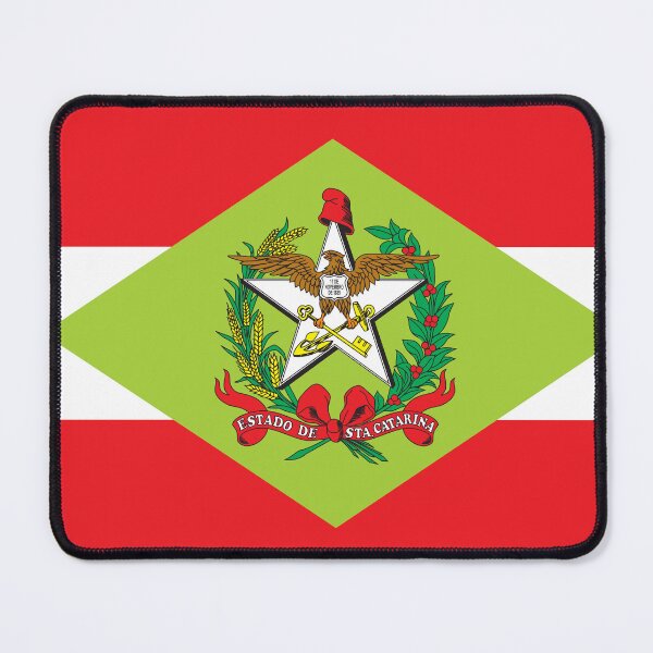 Item preview, Santa Catarina Flag - Brazil European Heritage & Florianopolis Beach Pride designed and sold by NTGUILTY.