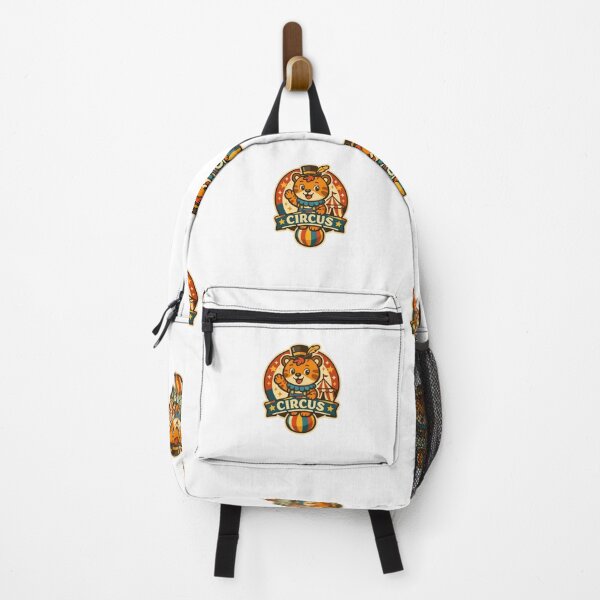 Item preview, Circus Tiger Badge – Minimal Retro Illustration designed and sold by Joyfulfabric.