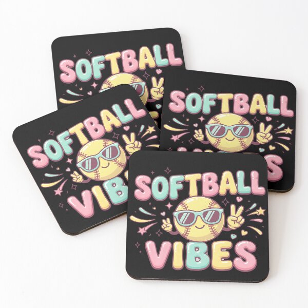 Item preview, Softball Vibes Shirt for Girls Women Fastpitch Game Day designed and sold by THREE LITTLE BEANS.