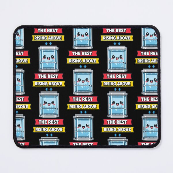 Item preview, Rising Above The Rest Motivational Elevator Design designed and sold by TeeTimeTreasure.