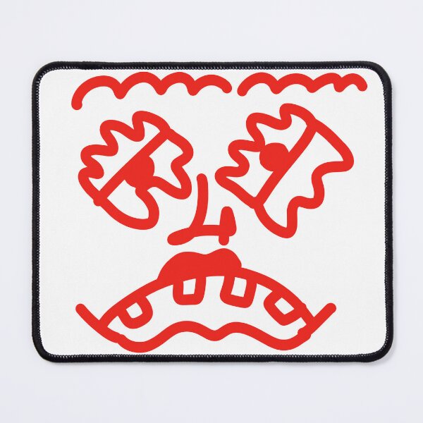 Item preview, Crazy Doodle Face – Weird Abstract Minimalist Line Art designed and sold by felipemaldonadoart.