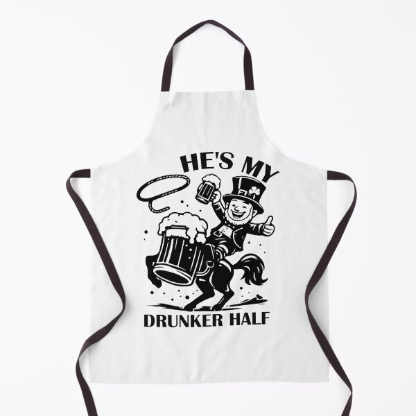 Item preview, He's My Drunker Half - Funny St Patricks Day Drinking Humor Gift designed and sold by FuzionRaptor.
