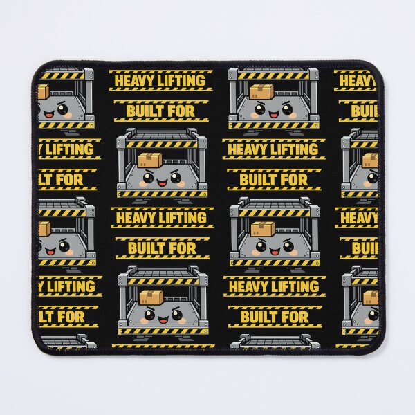 Item preview, Built For Heavy Lifting Funny Industrial Pun Design designed and sold by TeeTimeTreasure.