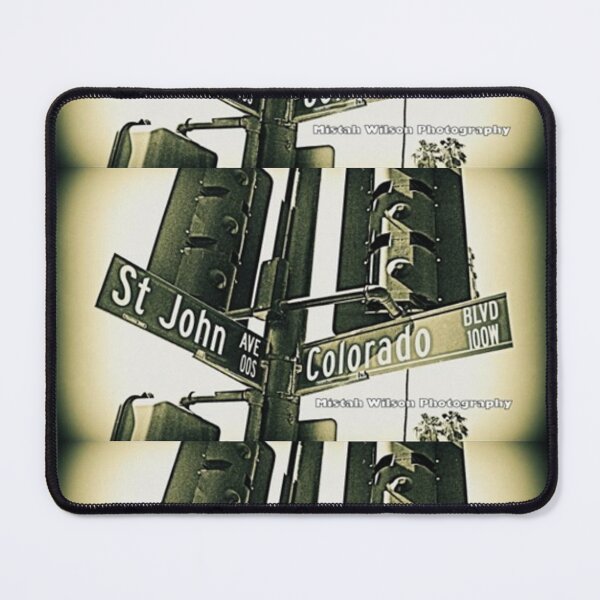 Item preview, Saint John Avenue & Colorado Boulevard, Pasadena, CA by Mistah Wilson designed and sold by The Street Sign Store.