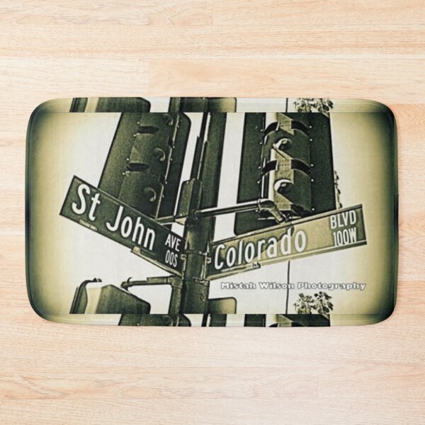 Item preview, Saint John Avenue & Colorado Boulevard, Pasadena, CA by Mistah Wilson designed and sold by The Street Sign Store.