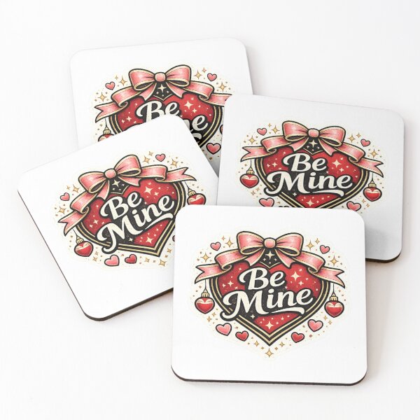 Item preview, Be Mine Valentine Heart Bow Romantic Love Design designed and sold by CLOUTKULT.