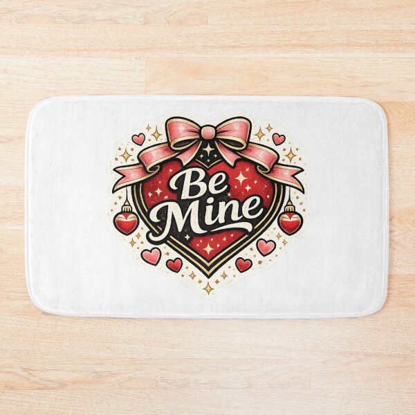 Item preview, Be Mine Valentine Heart Bow Romantic Love Design designed and sold by CLOUTKULT.