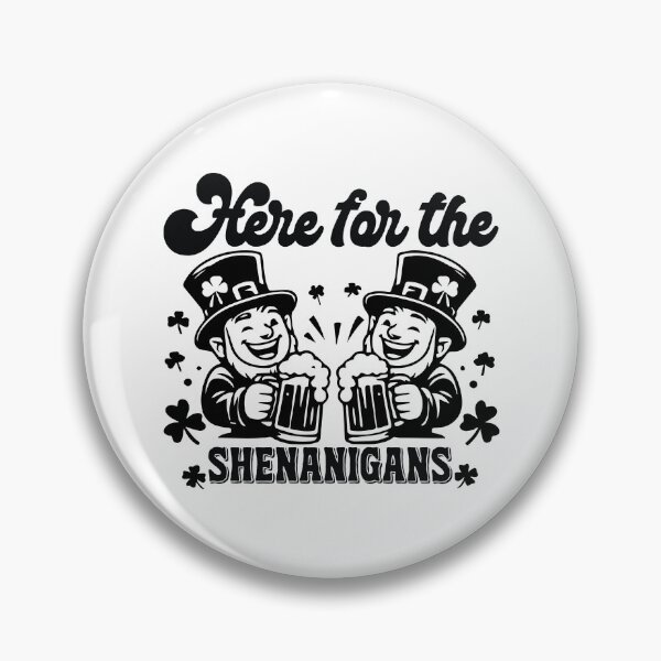 Item preview, Here For The Shenanigans - Funny St Patricks Day Drinking Humor Gift designed and sold by FuzionRaptor.