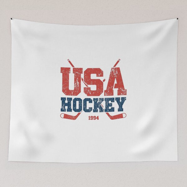 Item preview, USA Hockey 1994 Vintage Distressed Design – American Ice Hockey Fan Gift designed and sold by SOOLEZDRAWS.