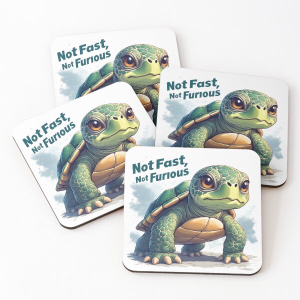 Item preview, Not Fast, Not Furious Tortoise Meme designed and sold by owi-art.