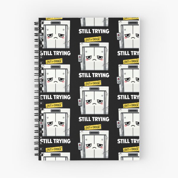 Item preview, Out Of Order Still Trying Funny Relatable Elevator Design designed and sold by TeeTimeTreasure.