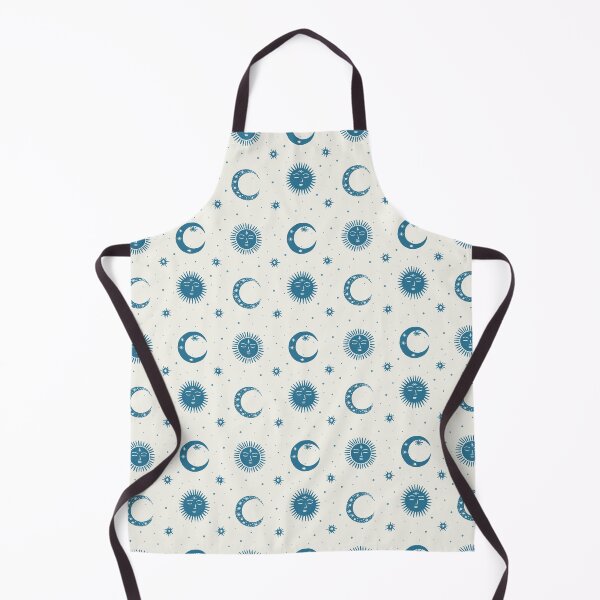 Item preview, Celestial Sun Moon Pattern Minimal Astrology Boho Night Sky designed and sold by trajeado14.