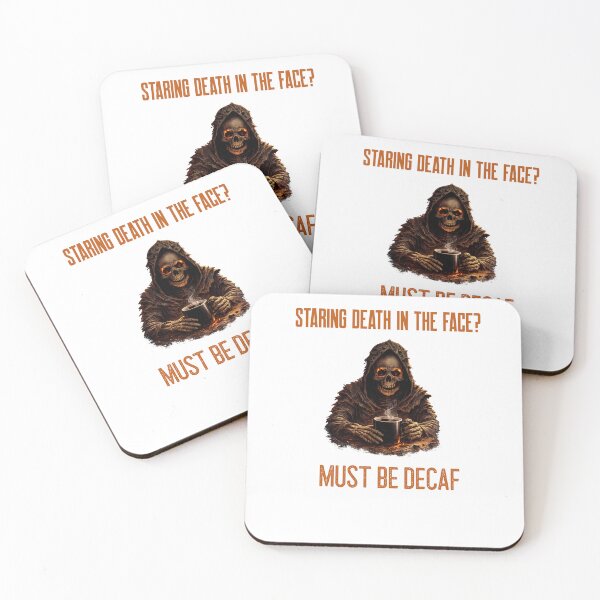 Item preview, Must Be Decaf Funny Coffee Shirt designed and sold by spencestees.