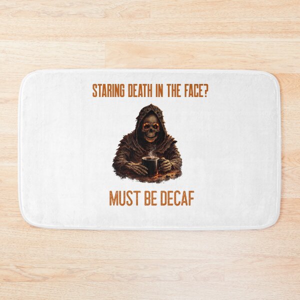 Item preview, Must Be Decaf Funny Coffee Shirt designed and sold by spencestees.
