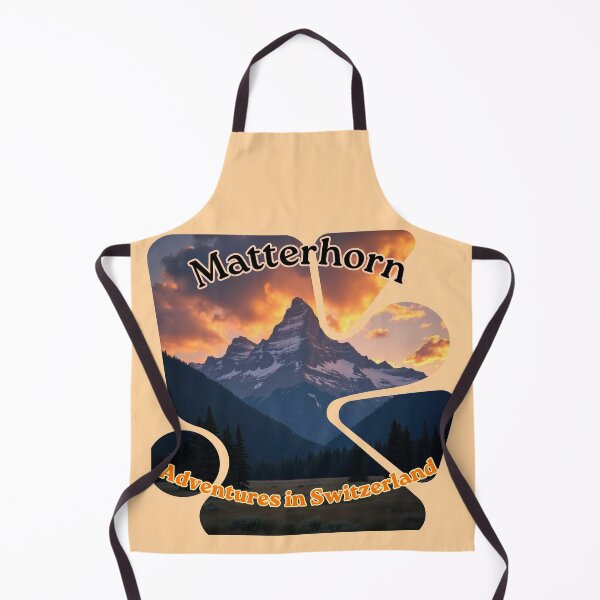 Item preview, Matterhorn Peak - Swiss Alps Adventure - Alpine Symmetry - Fragmented Landscape Design designed and sold by PriyaMagic.