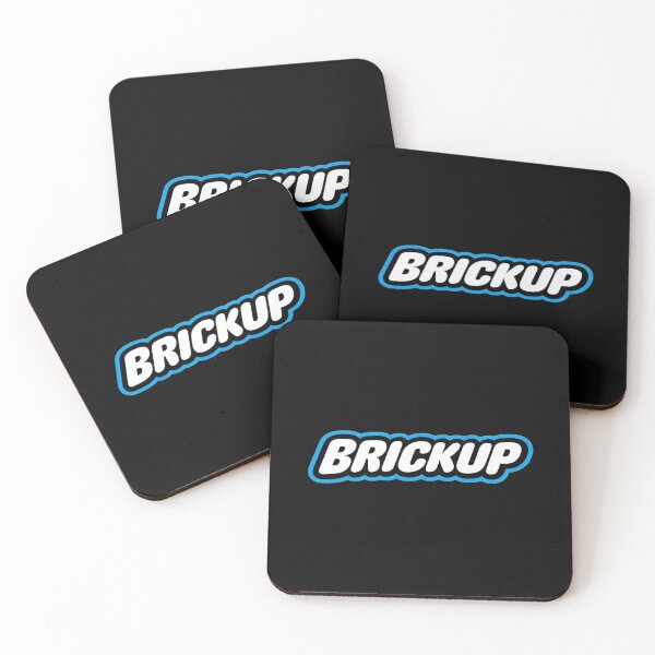 Item preview, Bold “BRICKUP” Graphic Text Design – Retro Block Letter Style for Stickers, Shirts & Pinterest designed and sold by Bright Nest Studio.