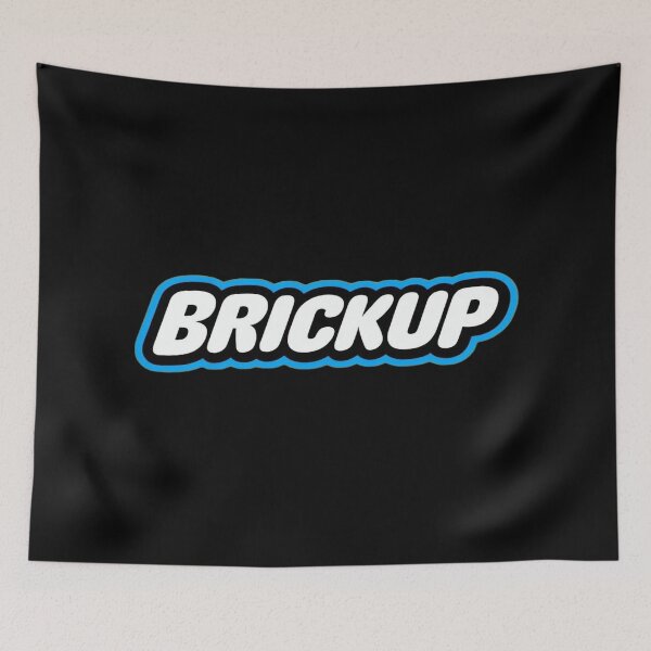 Item preview, Bold “BRICKUP” Graphic Text Design – Retro Block Letter Style for Stickers, Shirts & Pinterest designed and sold by Bright Nest Studio.