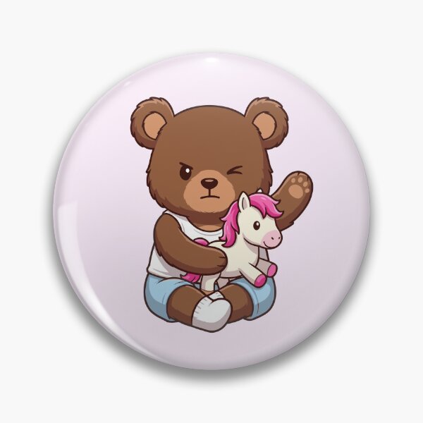 Item preview, 19 Cute Chibi Bear Kawaii – T-Shirt Design Art Pony Hug designed and sold by KUMAINK.