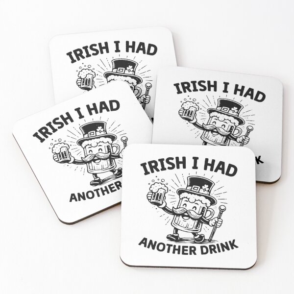Item preview, Irish I Had Another Drink - Funny St Patricks Day Drinking Humor designed and sold by FuzionRaptor.