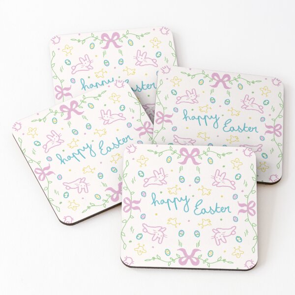 Item preview, Happy Easter cute illustration  designed and sold by Leila & the stars.