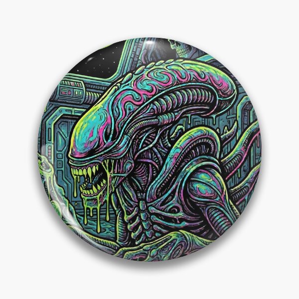 Item preview, Alien & Jonesy Cat - Acid Horror designed and sold by THELOREAN.