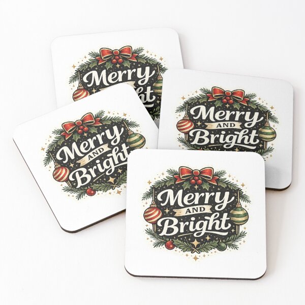 Artikelvorschau, Merry And Bright Christmas Bow Wreath Holiday Design entworfen und verkauft von CLOUTKULT.
