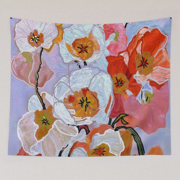 Item preview, Poppy Abstract designed and sold by ViaARTfactory.