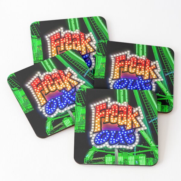 Item preview, Freak out, neon lights at night  designed and sold by aadventures.